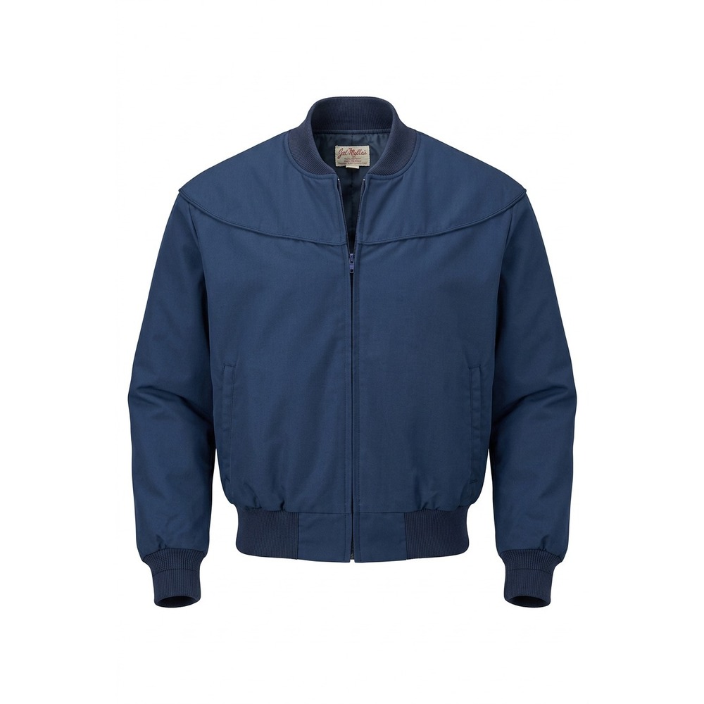 Mac Murray California Bomber Jacket M Navy Vintage USA 80s 90s Zip Up